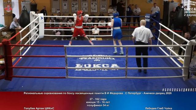 162 пф 54 кг Голубев Артем ЦФКиС Лебедев Глеб Чайка