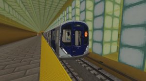 Поездка по 2-ой линии на самом 1-ом поезде модели R211T #RubinikusMetropoliten