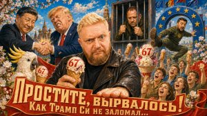 «Простите, вырвалось!» №413 | Про «бьютифул трип» Трампа к китайцам, про Шесть Семь и молодёжь