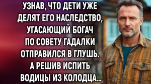 Узнав, что дети уже делят его наследство, угасающий богач по совету гадалки отправился в глушь…