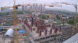 Работа крана в Москве! Potain MC 175B