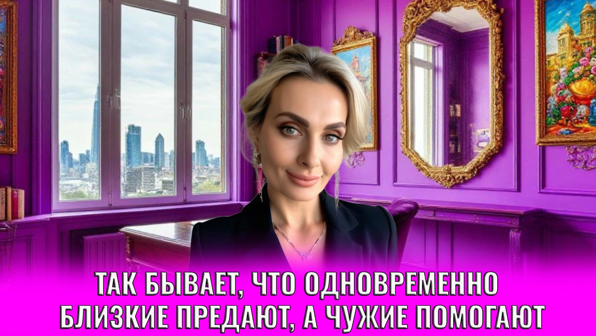 Так бывает, что одновременно близкие предают, а чужие помогают