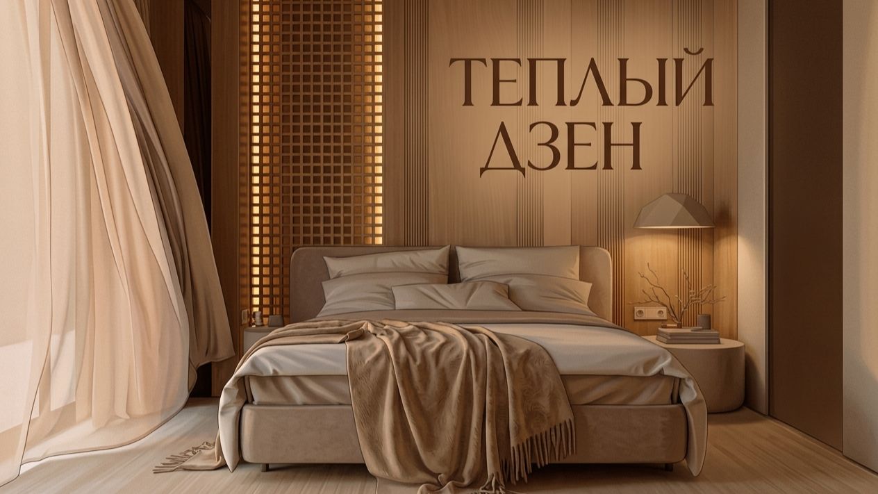 ТЕПЛЫЙ ДЗЕН. ЖК KARAT APARTMENTS S74.9м²