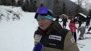 Тренировка детей на лыжах в Домбае по программе Центра «Спутника»