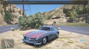 Mercedes-Benz 300SL Gullwing 1955 тест драйв обзор тюнинг супер самого быстрого мерина из 50х в гта5