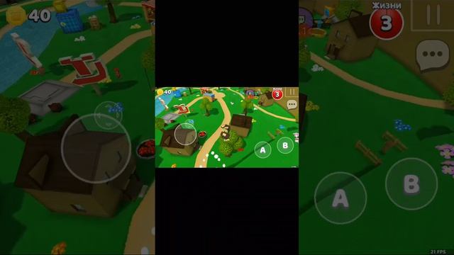 Malai & Papa играют в Super Bear Adventure Malai проник в улей и в деревня изменилась
