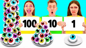100 Слоев Еды Челлендж # Смешные Ситуации с Едой от TeamTeen Challenge