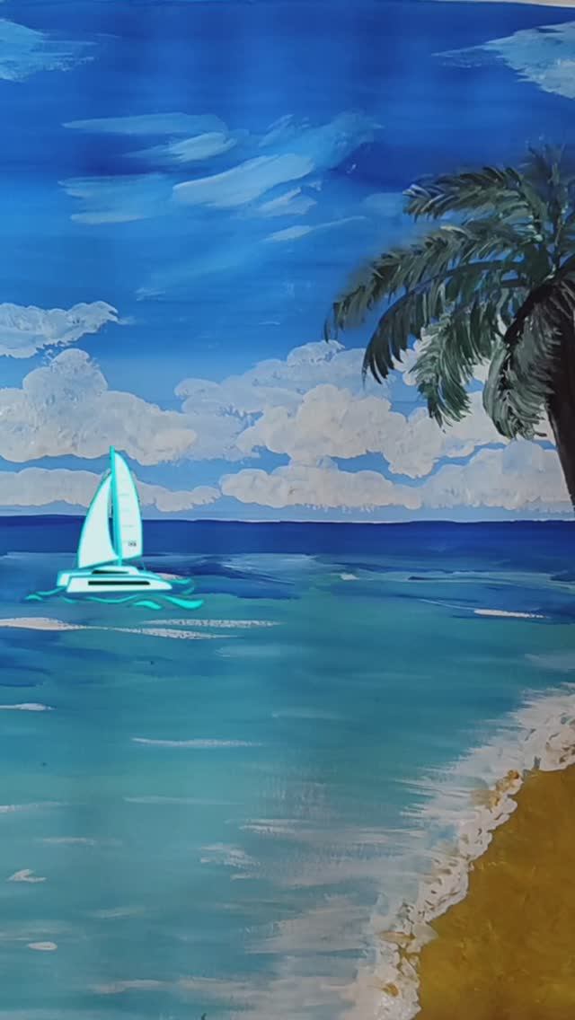 Рисуем ПРОСТО море 🙂