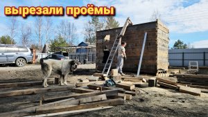 Строим баню 2 × 4 /отсыпала теплицу землёй/ жизнь на даче.