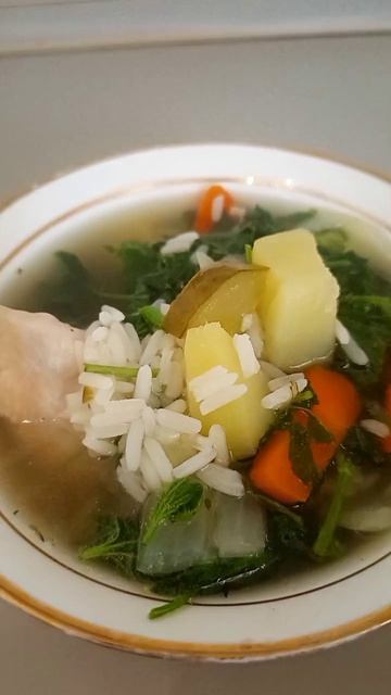 Рассольник с крапивой (быстрый рецепт)