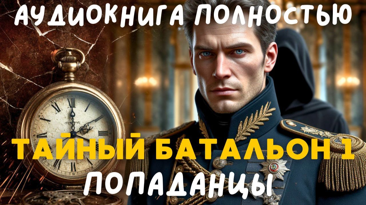 АУДИОКНИГА ПОЛНОСТЬЮ: ТАЙНЫЙ БАТАЛЬОН 1 ЧАСТЬ / ПОПАДАНЦЫ смотреть онлайн