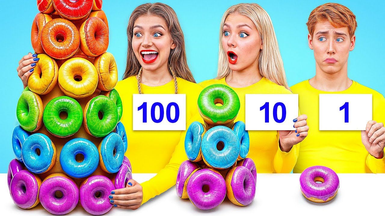 100 Слоев Еды Челлендж  Вкусные Кухонные Рецепты