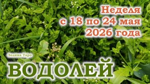 ВОДОЛЕЙ | ТАРО прогноз на неделю с 18 по 24 мая 2026 года