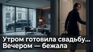 Истории из жизни. Утром она готовила свадьбу, вечером - сбежала Жизненные истории, Аудиорассказы