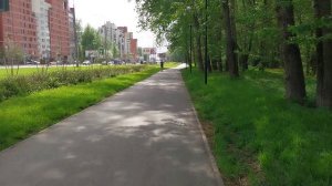 Ездила в город. Погода супер.