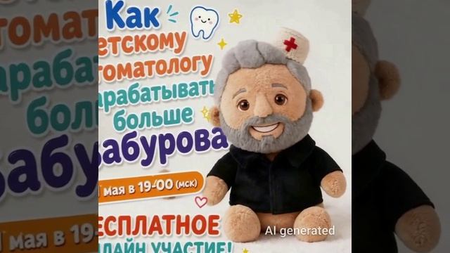 Как детскому стоматологу зарабатывать больше Бабурова💰 Онлайн встреча -бесплатное участие!