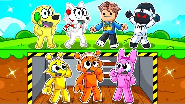 МЫ СТРОИМ БУНКЕР, чтобы прятаться от ютуберов в Roblox! смотреть онлайн