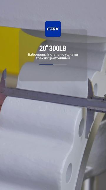 20''300LB Поворотный дисковый клапан с ушками и тройной эксцентриситетом-CTGV
