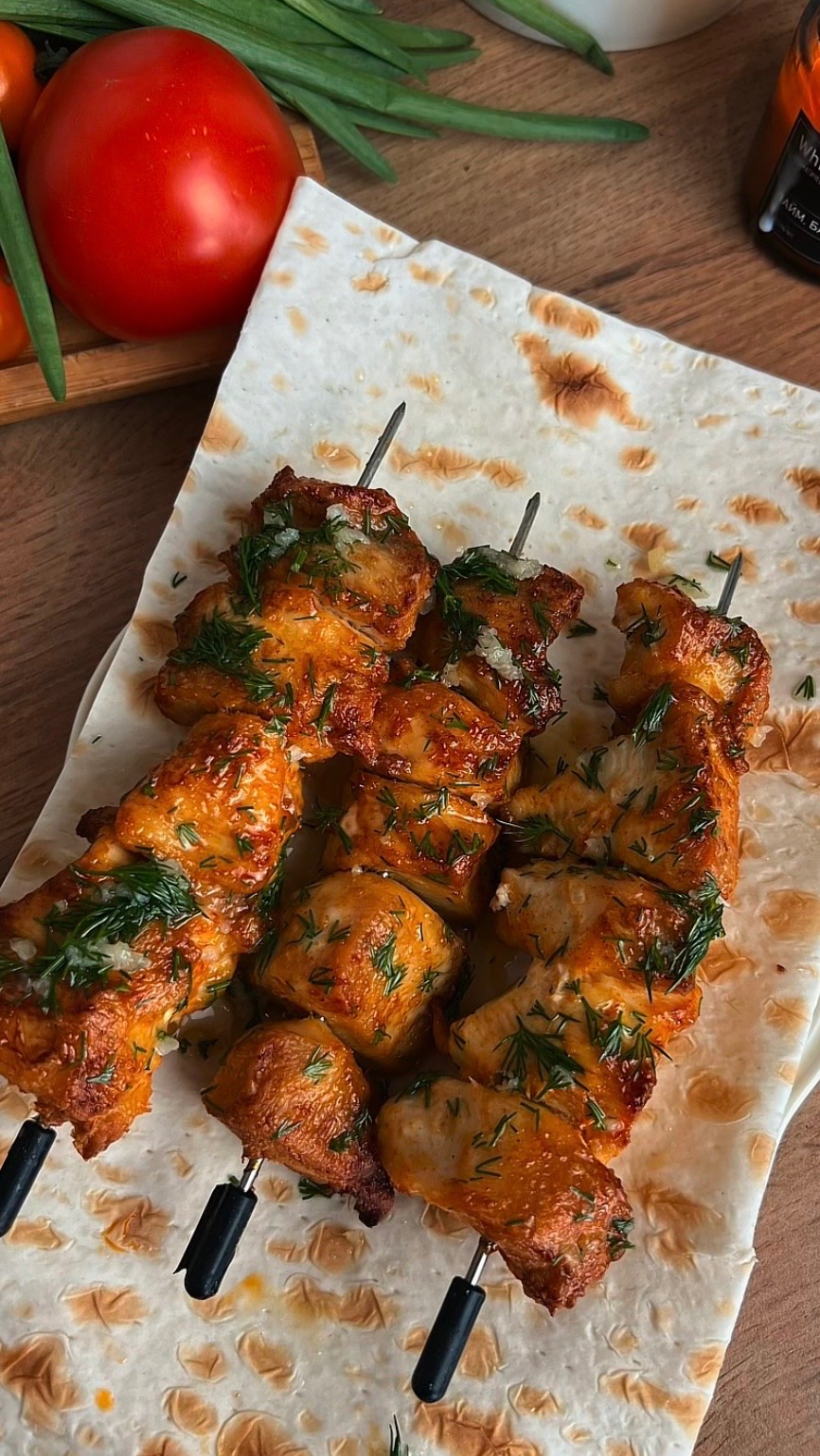Куриные шашлычки 🍢