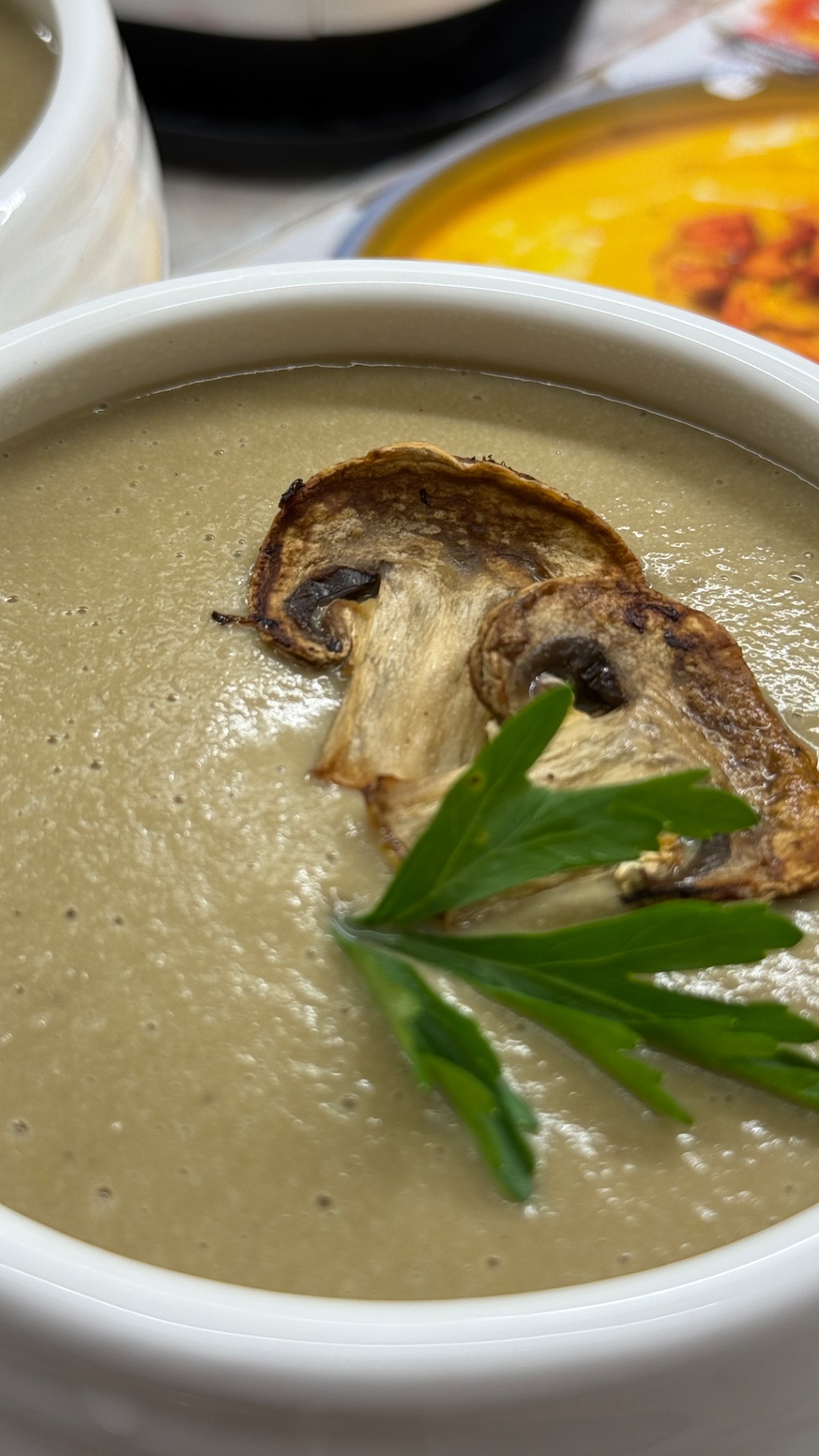 Сливочный грибной суп 🥣