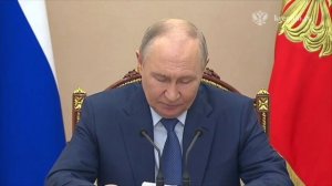 Владимир Путин провёл совещание по экономическим вопросам