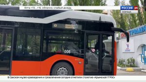Новый троллейбус отечественного производства на автономном ходу вышел на маршруты Симферополя