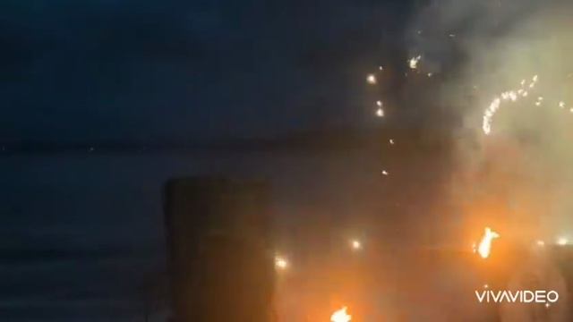 ТАЙЛАНД. ОСТРОВ КРАБИ. ОГНЕННОЕ ШОУ НА БЕРЕГУ МОРЯ