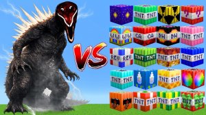 Кровавая баня ГОДЗИЛЫ vs всех новых МЕГА-ТНТ в Майнкрафте!!!