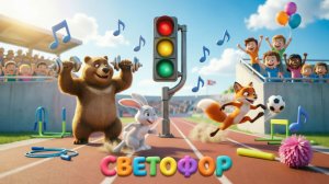 Светофор - Песенка для детей - Развивающая, обучающая песня | Малышкин мир