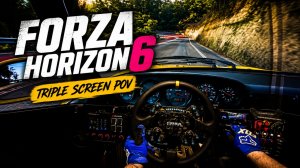 Первый запуск Forza Horizon 6 | Triple Screen POV