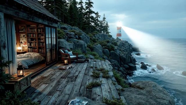 Seaside Lighthouse Deep Work Music For Intense Focus & Productivity ｜ Chillout Study Mix