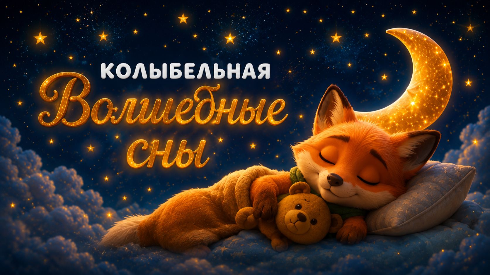 Колыбельная для сна - Волшебные сны|Нежная колыбельная для малышей|Лисёнок Мио