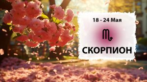 СКОРПИОН ♏ 18 - 24 Мая 2026 | Расклад таро на неделю для знака Зодиака Скорпион