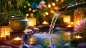 КРАСИВАЯ СПОКОЙНАЯ МУЗЫКА ДЛЯ МЕДИТАЦИИ 🌷🕯️ УЮТНЫЙ САД, НЕЖНЫЕ ЗВУКИ ВОДЫ ДЛЯ СНА И ОТДЫХА