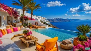 Luxury Chillout Lounge 2026 ｜ Santorini Ocean Escape for Relaxation & Focus ✨