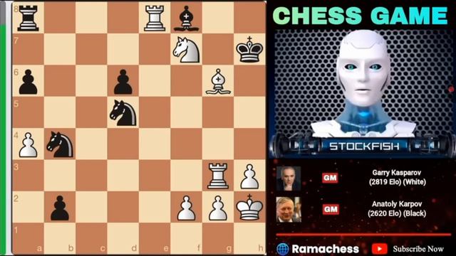 «КогдаStockfish18анализируетбессмертныепартиивеличайших шахматистов_Таль,Фишер,Карлсен и Каспаров»р