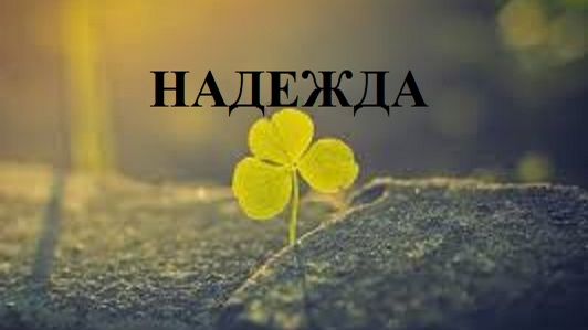 НАДЕЖДА видео из серии СТИХИ
