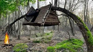 Постройка домика на дереве. Надежный способ выжить в лесу. Бушкрафт
