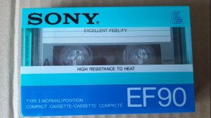 АУДИОКАССЕТЫ SONY EF! ЛЮБИМЫЕ ТРИ ПОКОЛЕНИЯ! ЧАСТЬ 1!