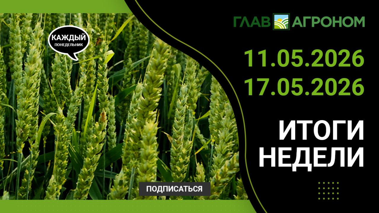 Итоги недели с ГлавАгроном 10.05.2026 – 17.05.2026
