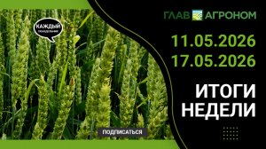 Итоги недели с ГлавАгроном 10.05.2026 – 17.05.2026