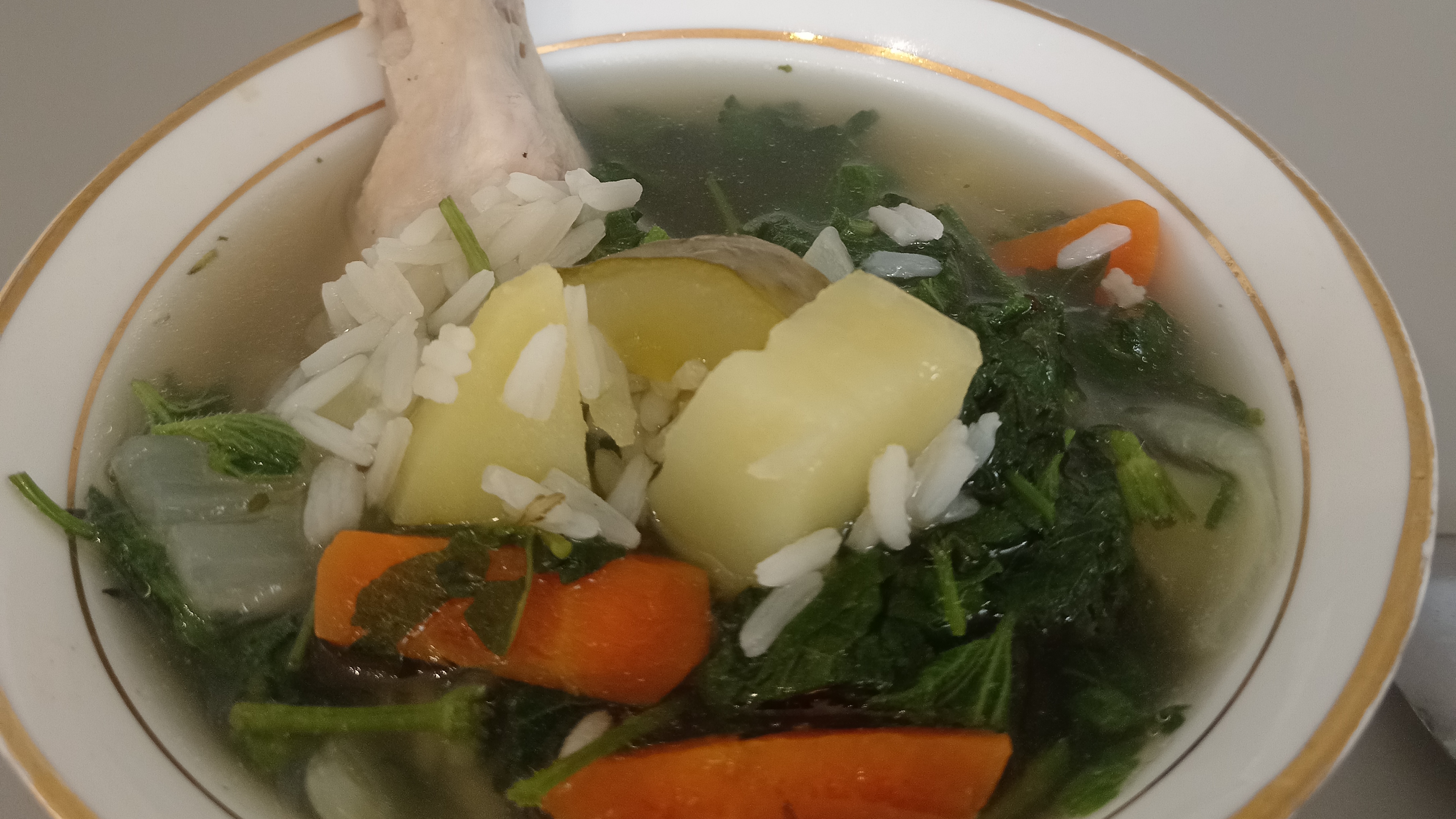Рассольник с крапивой(быстрый)