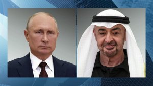 Владимир Путин поговорил по телефону с президентом Объединенных Арабских Эмиратов.
