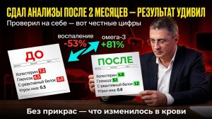 Я СДАЛ АНАЛИЗЫ ПОСЛЕ ДВУХ МЕСЯЦЕВ НА ПРОДУКТАХ ФАБЕРЛИК. РЕЗУЛЬТАТ УДИВИЛ