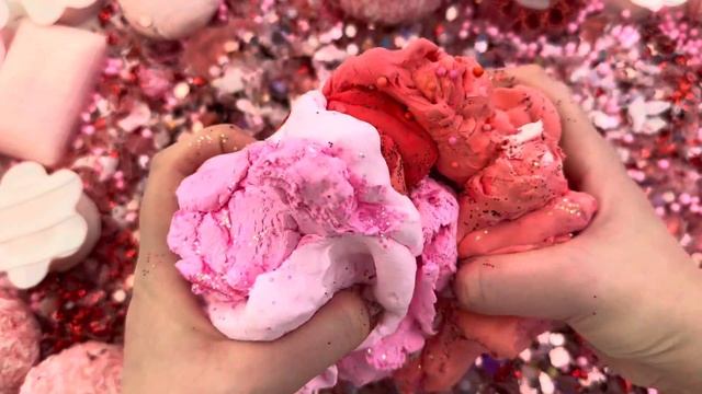 1 hour ASMR only clay cracking light plasticine  Video compilation 4