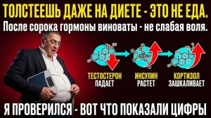 ПОЧЕМУ МУЖЧИНЫ ПОСЛЕ СОРОКА ТОЛСТЕЮТ ДАЖЕ НА ДИЕТЕ