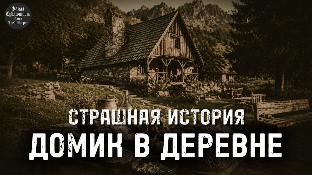 СТРАШНАЯ ИСТОРИЯ.ДОМИК В ДЕРЕВНЕ.