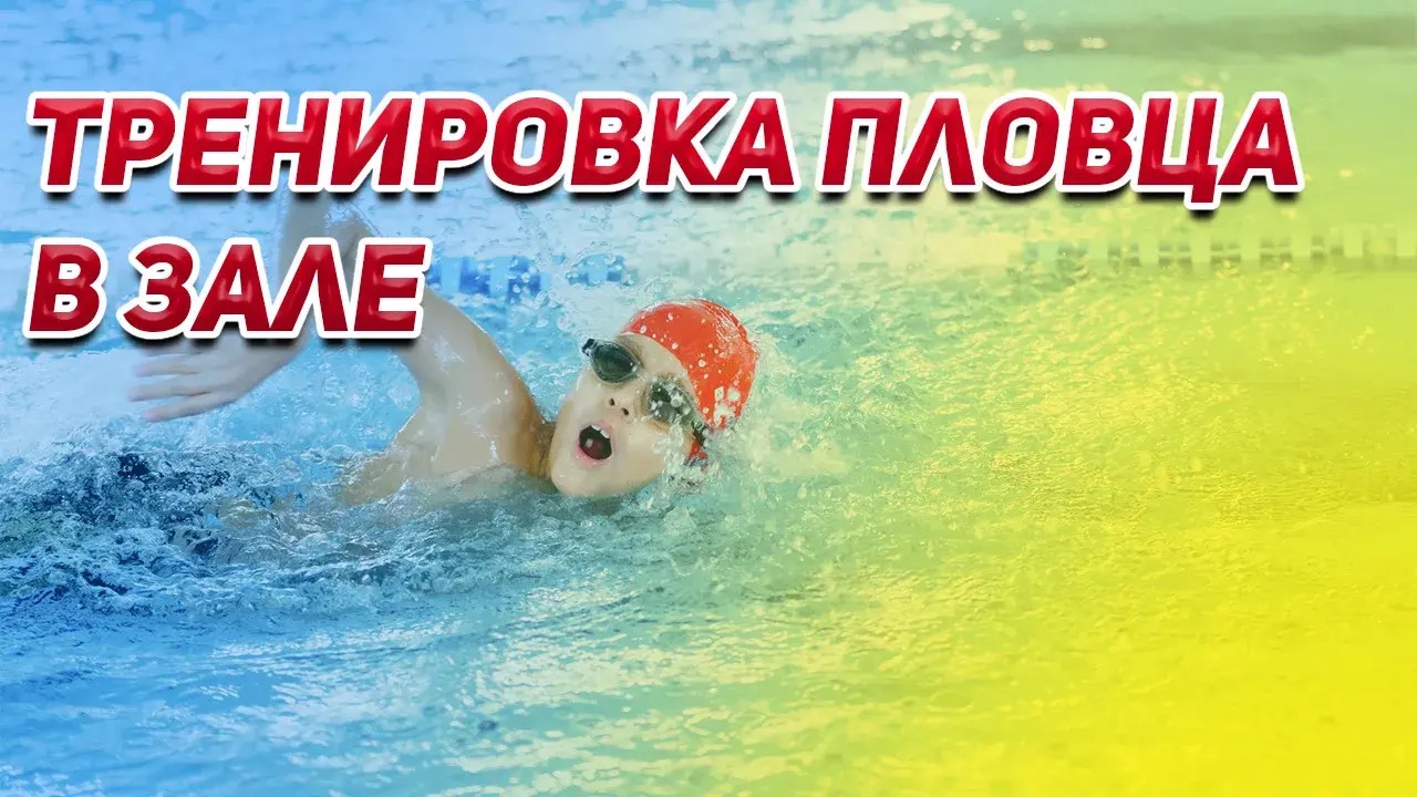 Тренировка пловца в зале