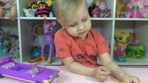 ЛПС машинка для игрушек распаковка развлечение для детей Littlest pet shop collection car toys