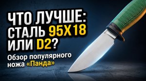 Что лучше - сталь 95Х18 или D2? Обзор популярного ножа Панда